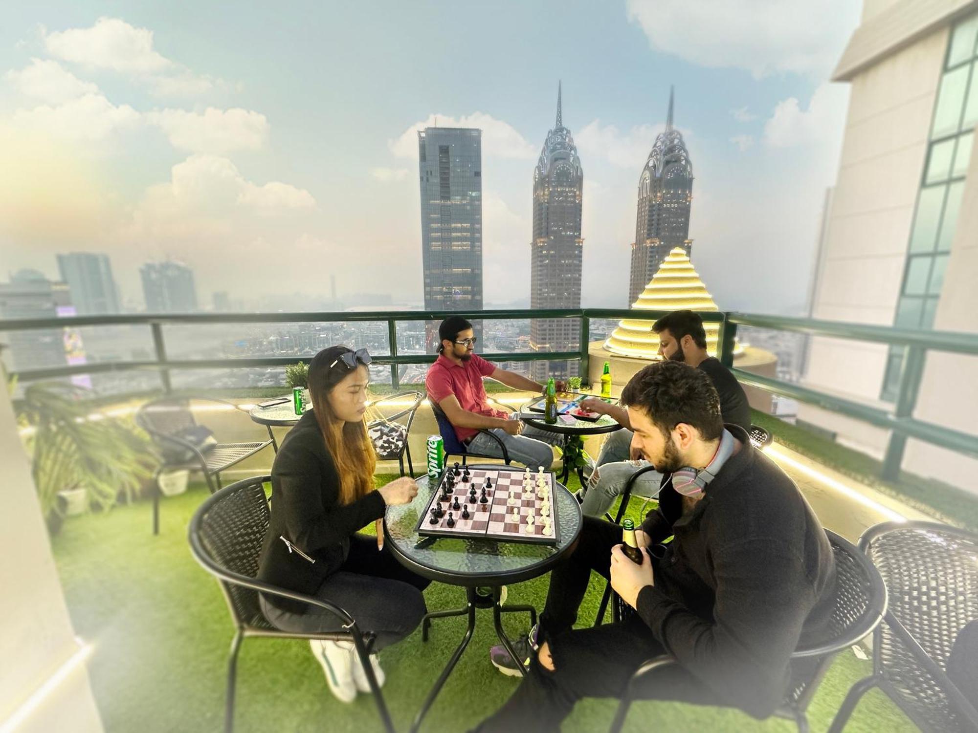 Horizon View Partition Room In Barsha Heights Near Metro 迪拜 外观 照片