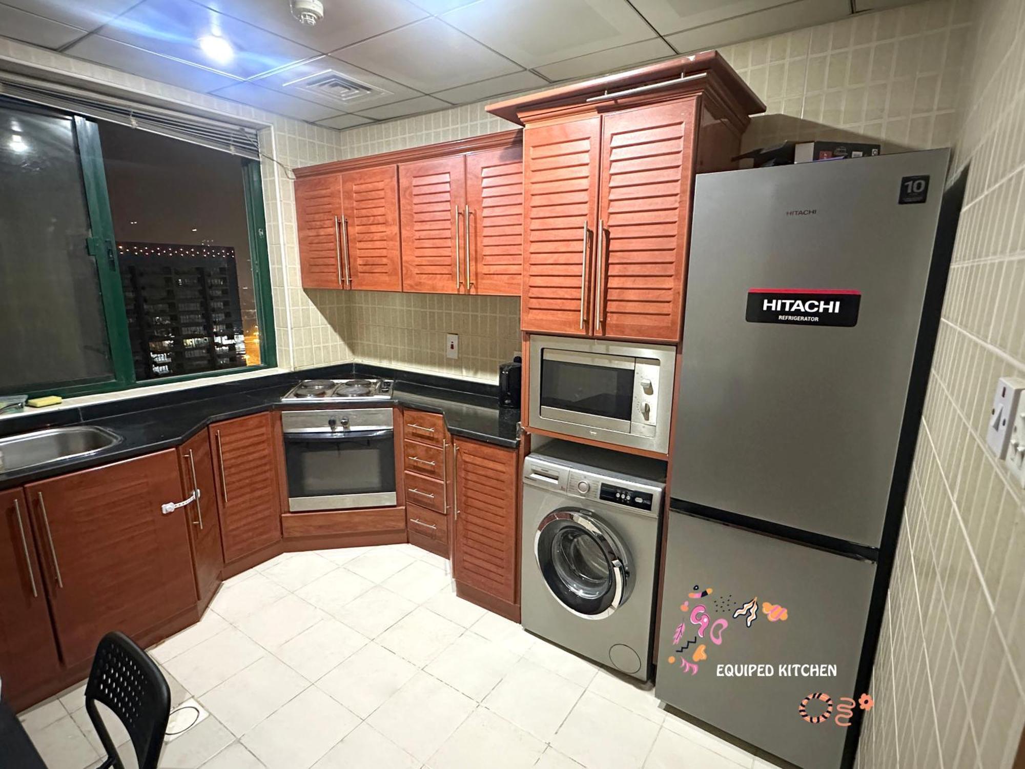 Horizon View Partition Room In Barsha Heights Near Metro 迪拜 外观 照片