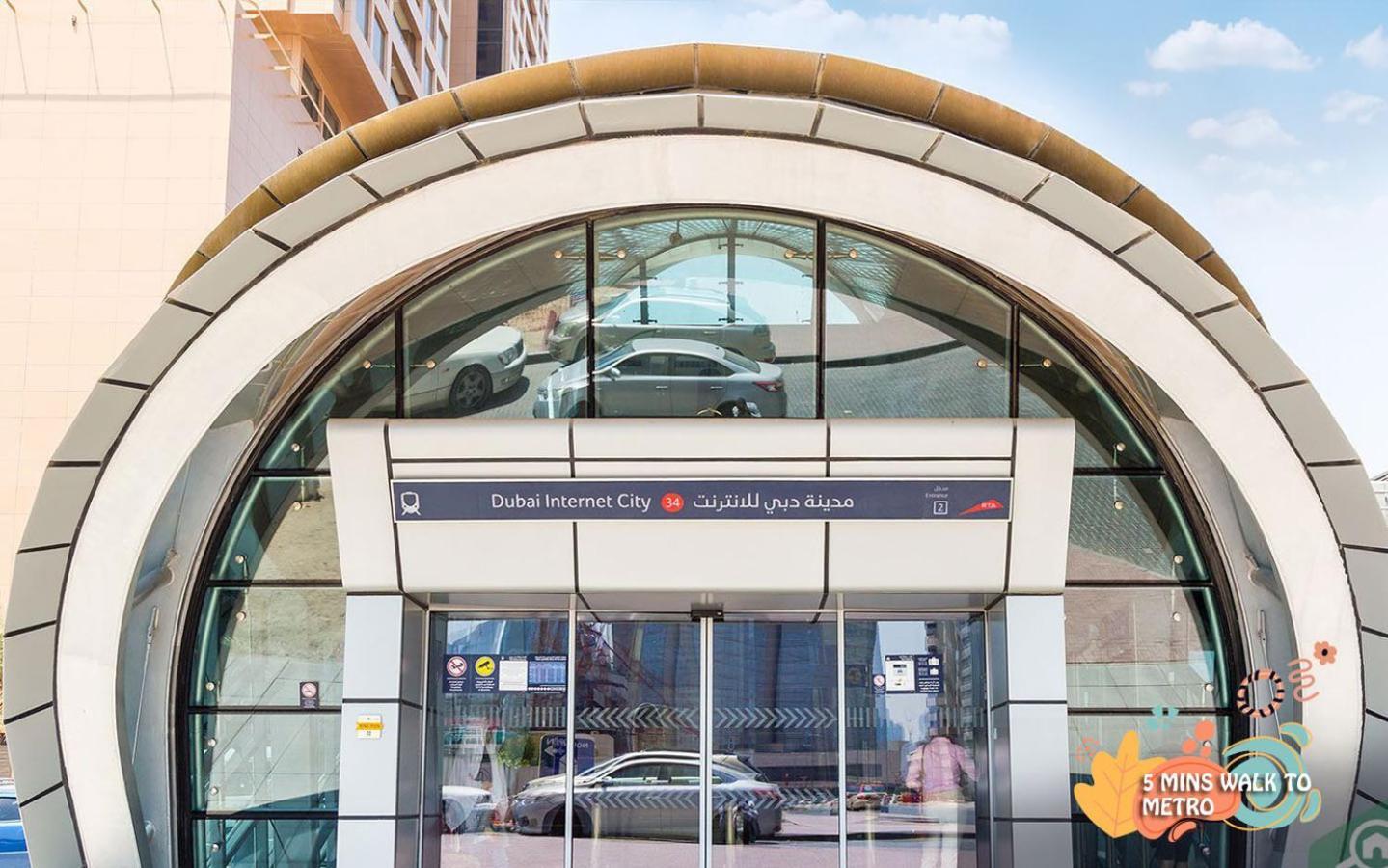 Horizon View Partition Room In Barsha Heights Near Metro 迪拜 外观 照片